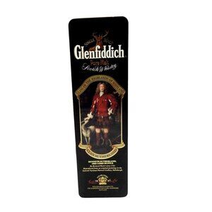 Glenfiddich Clan Sutherland Scotch Whisky Black Tin Vintage